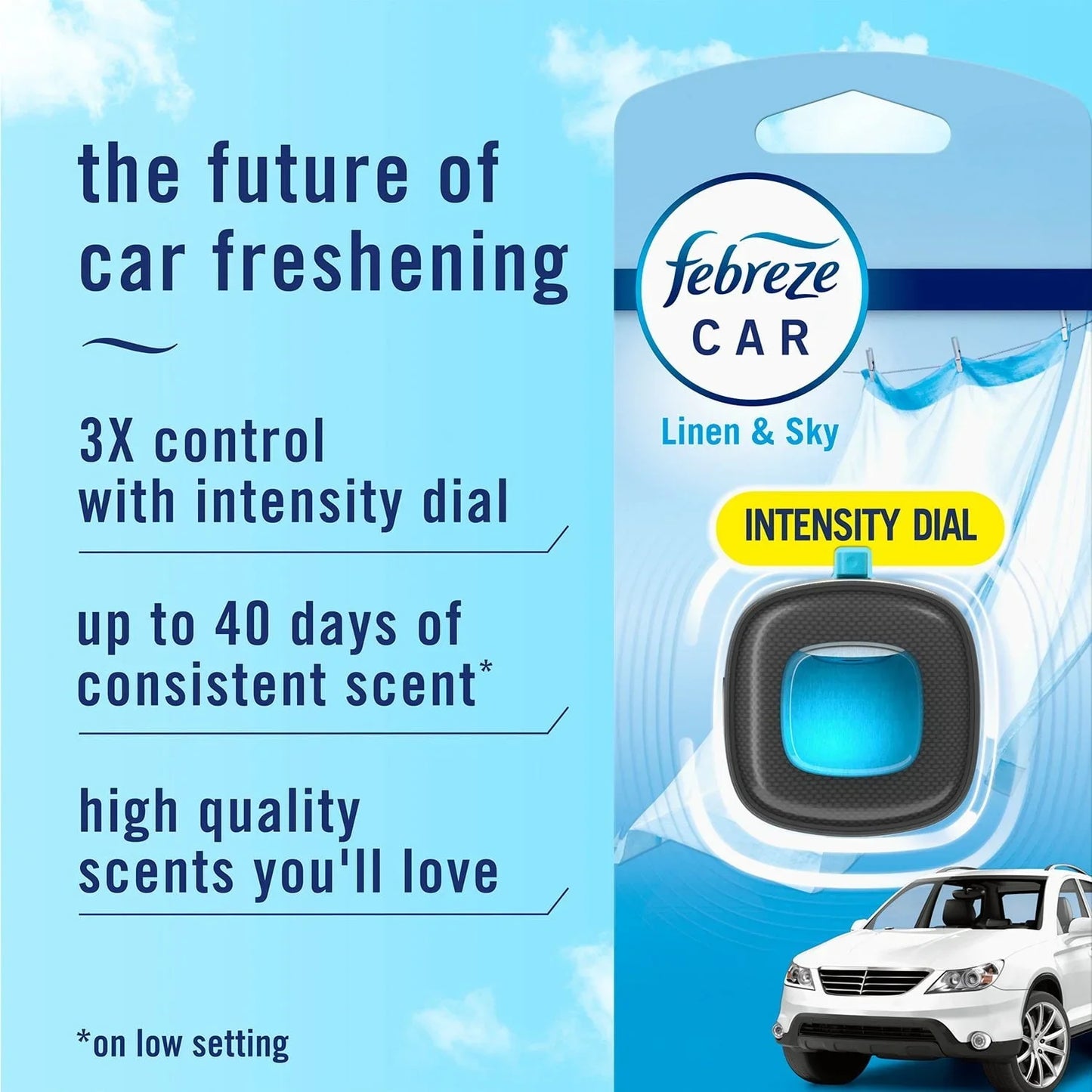 Febreze Air Freshener Car Vent Clips Assortment, 5 Count - Choose Yours