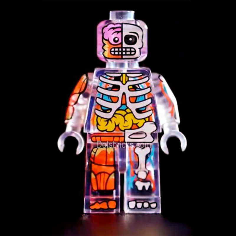 Human Body Transparent Visible Anatomy Man Lego Minifigures custom toys