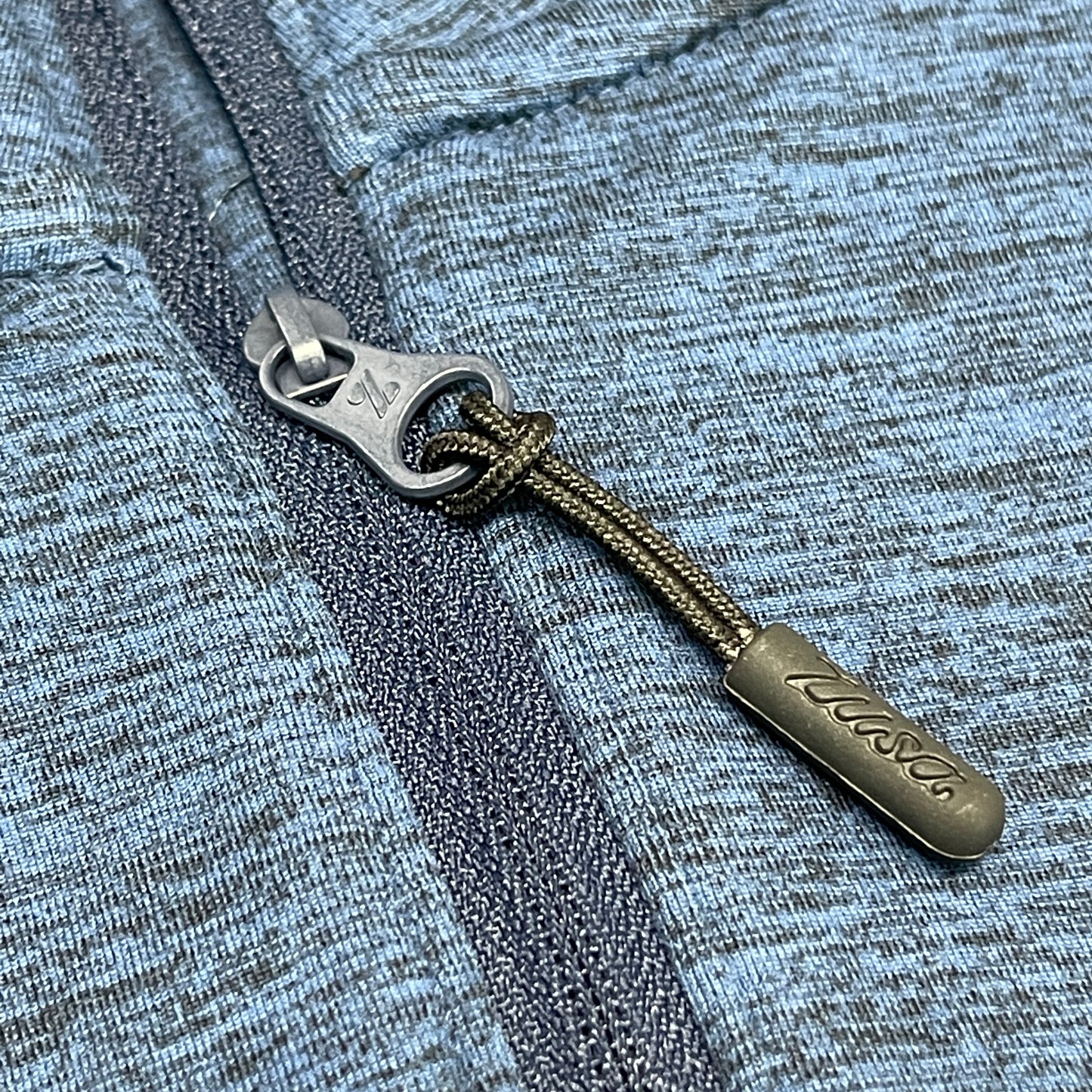 ZUSA Pull Over Shirt Long Sleeve Brisk Quarter Zip Women's Sz M Navy Heather (New)