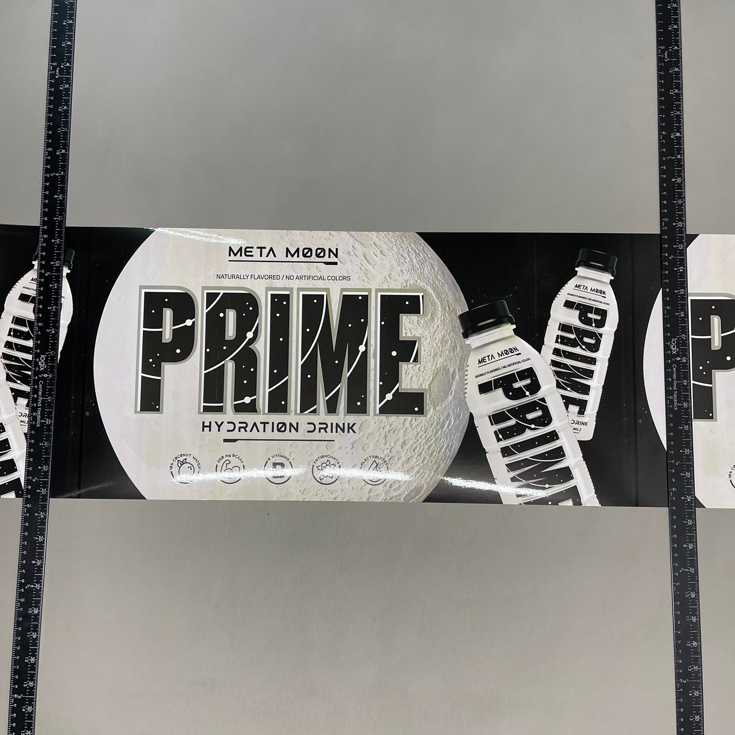 PRIME Hydration Drink META MOON Sports Beverage Banner / Poster 12 in x 16 ft (New)