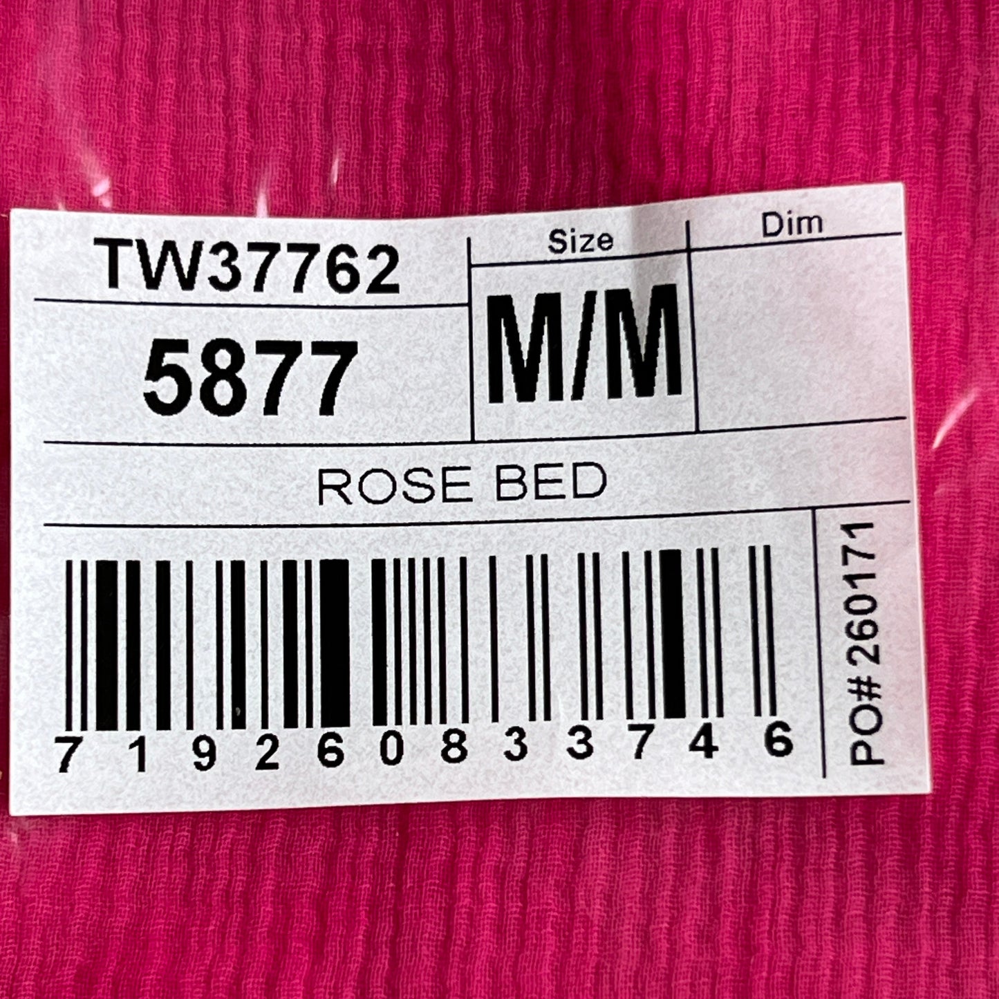 TOMMY BAHAMA Women's Coastview Gauze Top 3/4 Sleeve Rose Bed Size M (New)