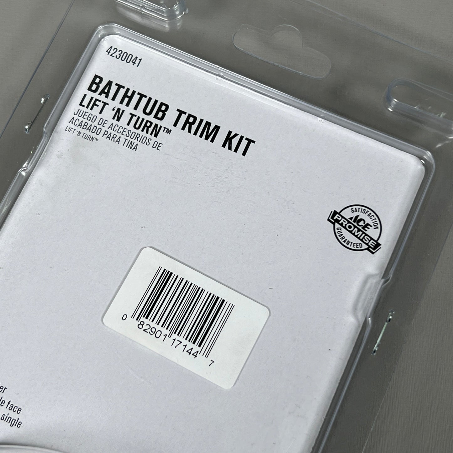 ACE 2-PACK of Bathtub Brushed Nickel Trim Kit Lift n' Turn (New)