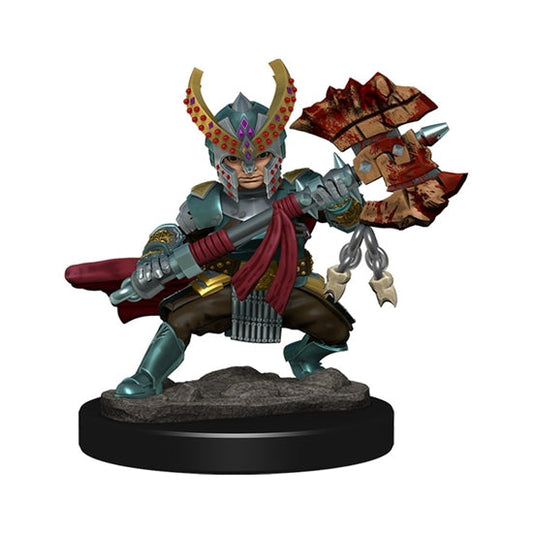 D&D Icons Of The Realms Premium Miniatures - Halfling Fighter Female