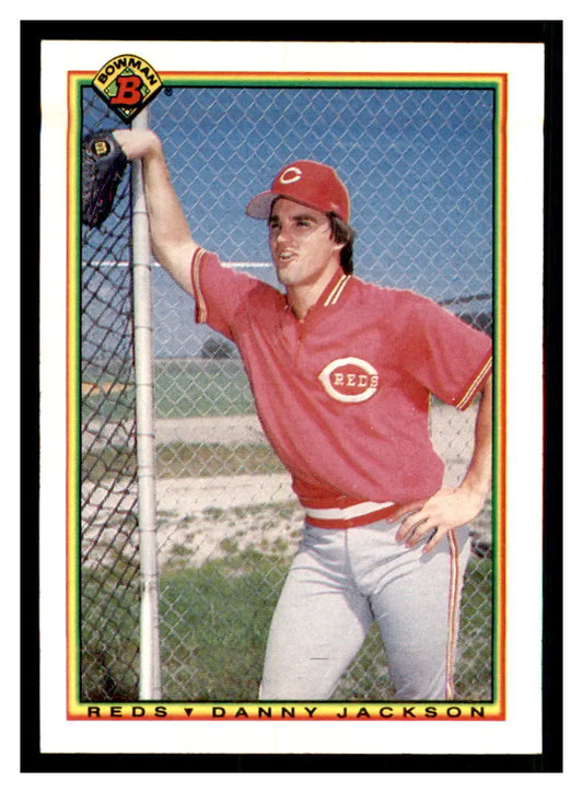 1990 Bowman Danny Jackson #44 Cincinnati Reds