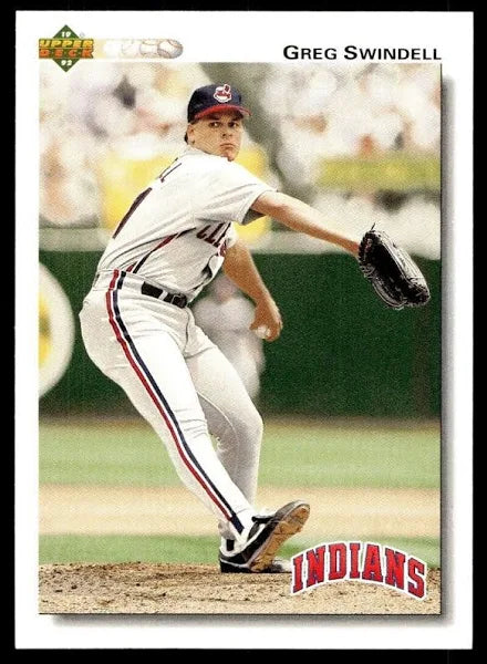1992 Upper Deck Greg Swindell #336 Cleveland Indians