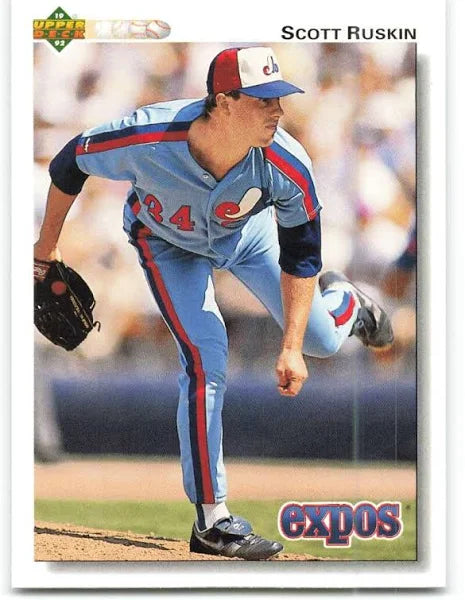 1992 Upper Deck Expos Scott Ruskin #384