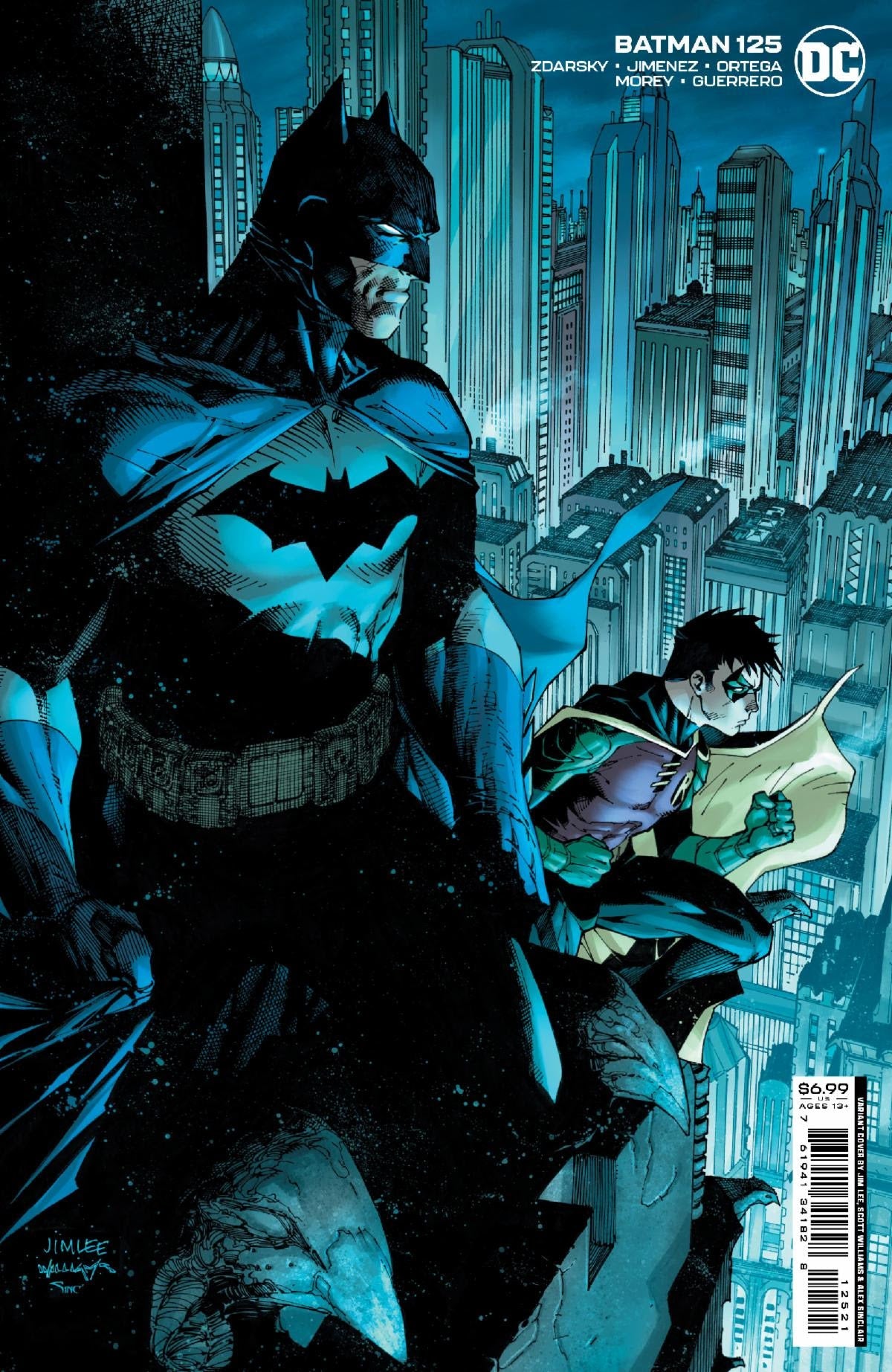 Batman #125 B Jim Lee Card Stock Variant (07/05/2022) Dc