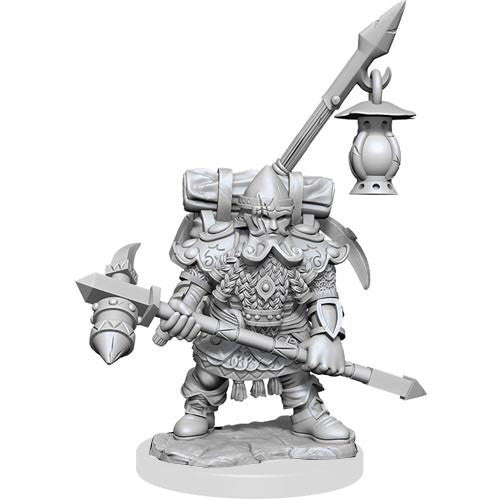 D&D Frameworks Wave 1: Dwarf Fighter Male - Miniature