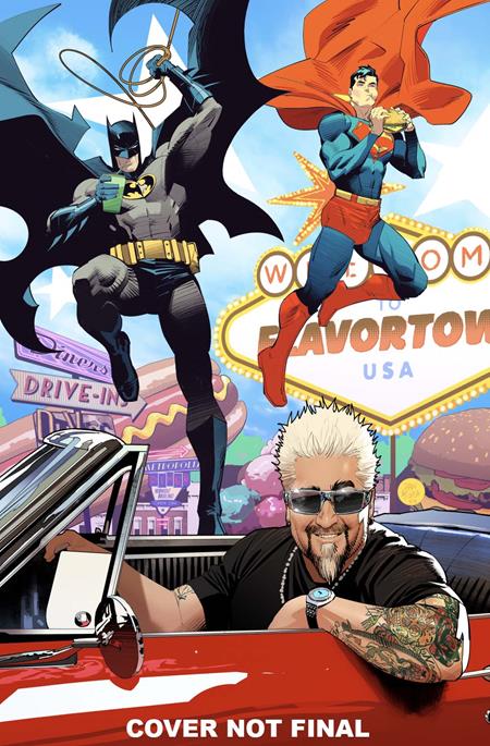 Batman Superman Worlds Finest #37 D Dan Mora Guy Fieri Cameo Variant (03/19/2025) Dc