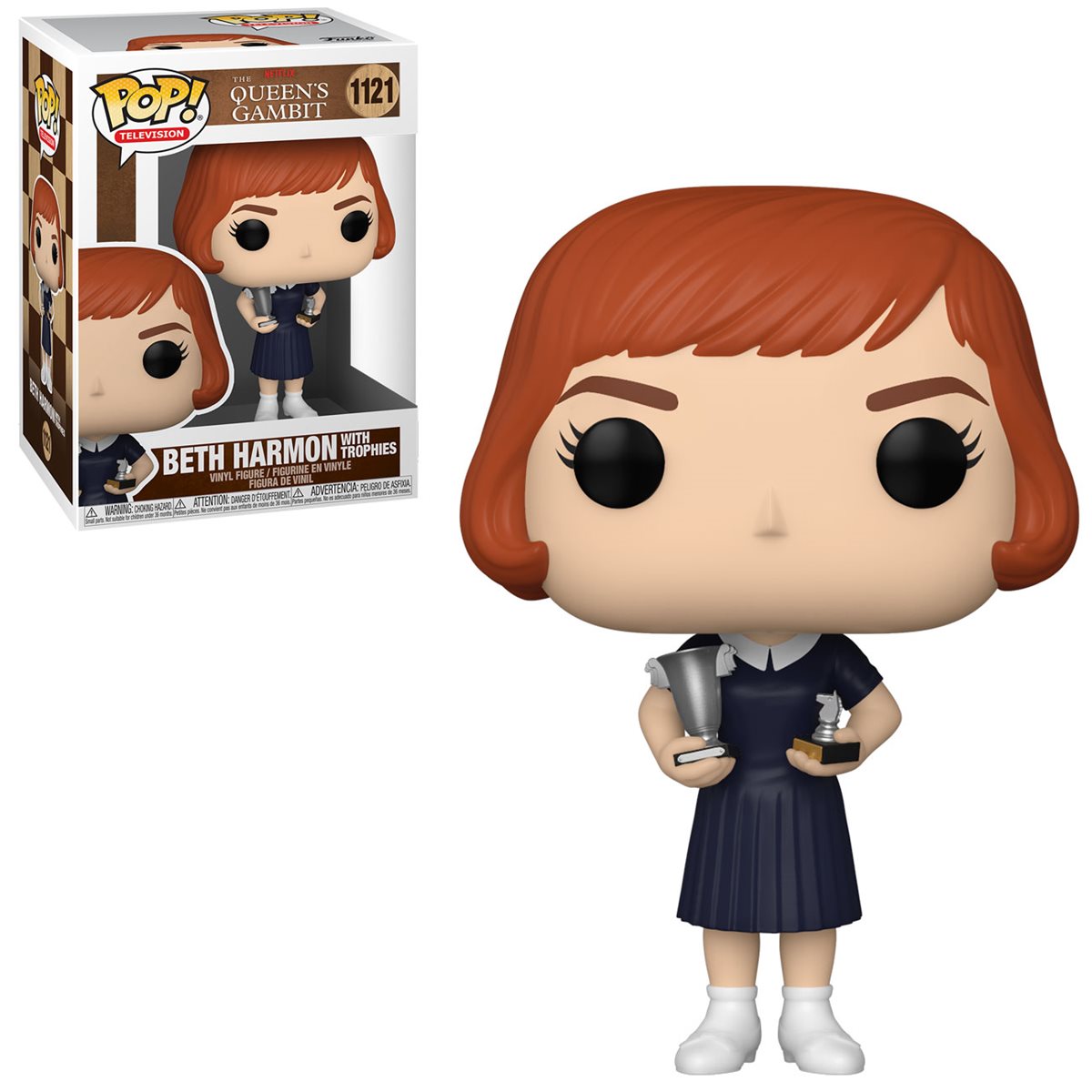The Queen's Gambit Beth with Trophies Funko Pop! Vinyl Figure NOT MINT