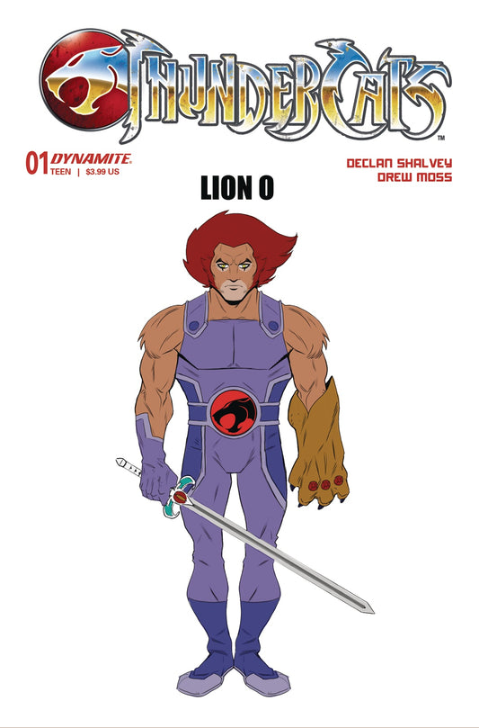 Thundercats #1 P 1:10 Drew Moss Lion O Design Original Variant (02/07/2024) Dynamite