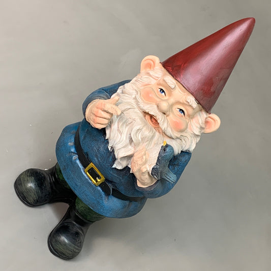 ALPINE Garden Gnome Holding Bird Home & Garden Accents WAC406 (New)