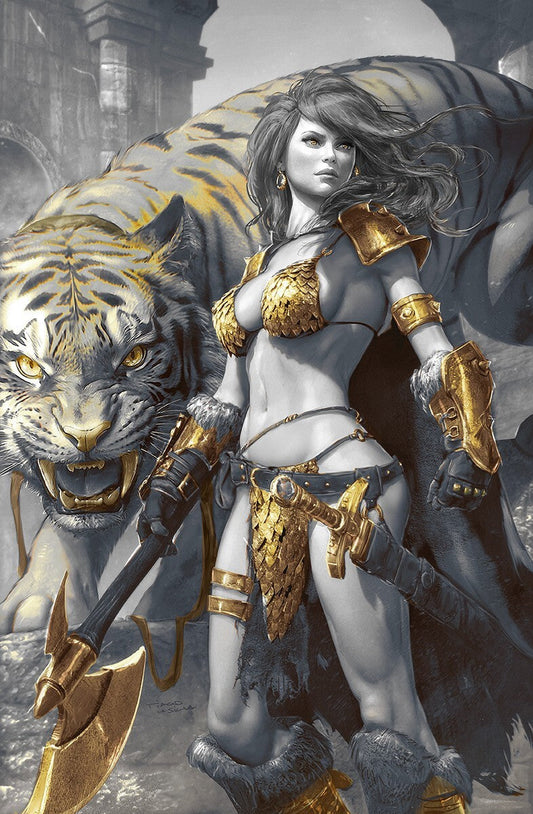 RED SONJA DEATH AND THE DEVIL #1 - TIAGO DA SILVA COVER B +COA LTD 200 NM+