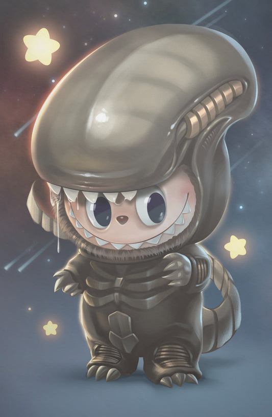 FAME: KASING LUNG CREATOR OF THE LABUBU - KATYA SINYUKHINA ALIEN MONSTER FOIL