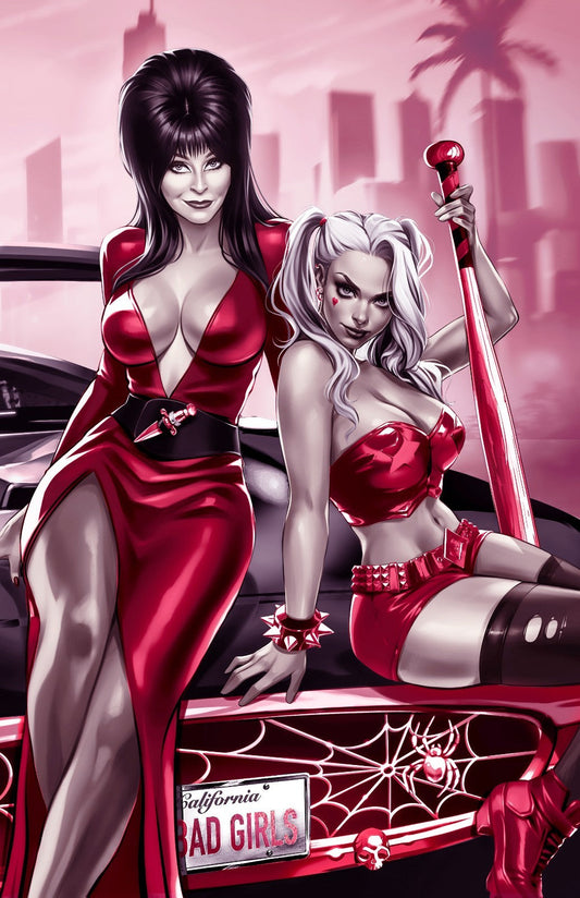 HARLEY QUINN X ELVIRA #1 - KATYA SINYUKHINA COVER C WRAPAROUND NYCC 2025