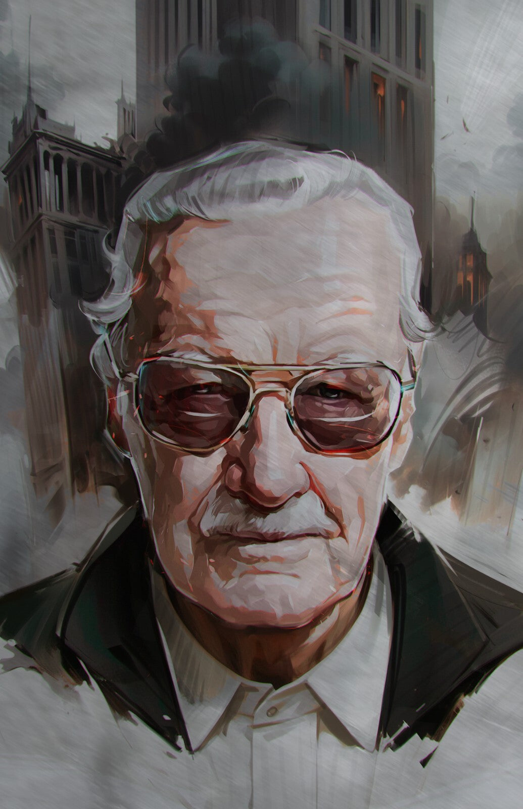 TRIBUTE: STAN LEE VIKTOR MILLER GAUSA METAL VARIANT FANEXPO DALLAS 2025 LTD 20