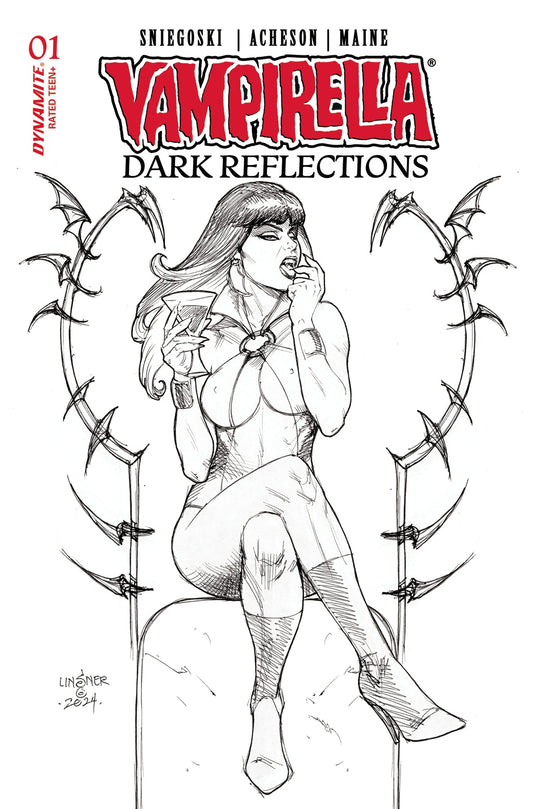 Vampirella Dark Reflections #1 M 1:10 Joseph Michael Linsner Li Variant (06/05/2024) Dynamite