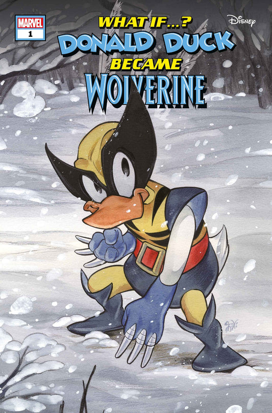 Marvel & Disney What If...? Donald Duck Became Wolverine #1 B Peach Momoko Variant (07/31/2024) Marvel