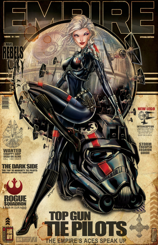 Retro Tie Fighter Print