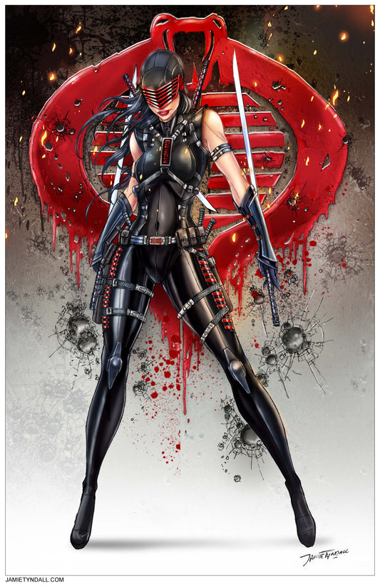 Snake Eyes Standing Print