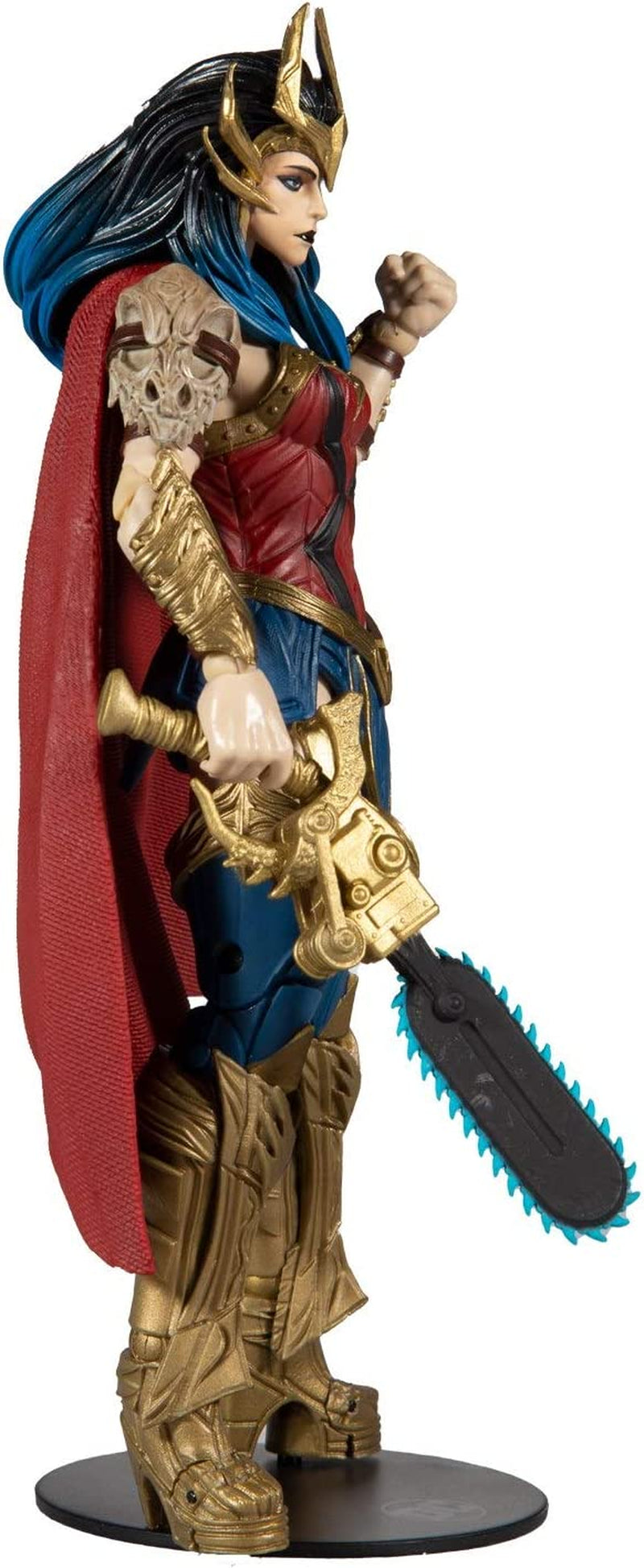 - DC Multiverse Dark Nights: Death Metal Wonder Woman 7" Action Figure with Build-A ‘Darkfather’ Parts and Accessories