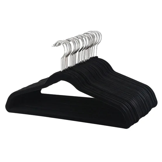Flocked Hangers, 50-pack
