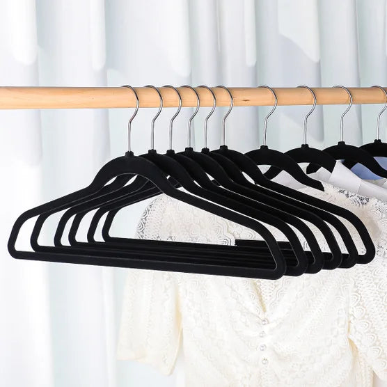Flocked Hangers, 50-pack