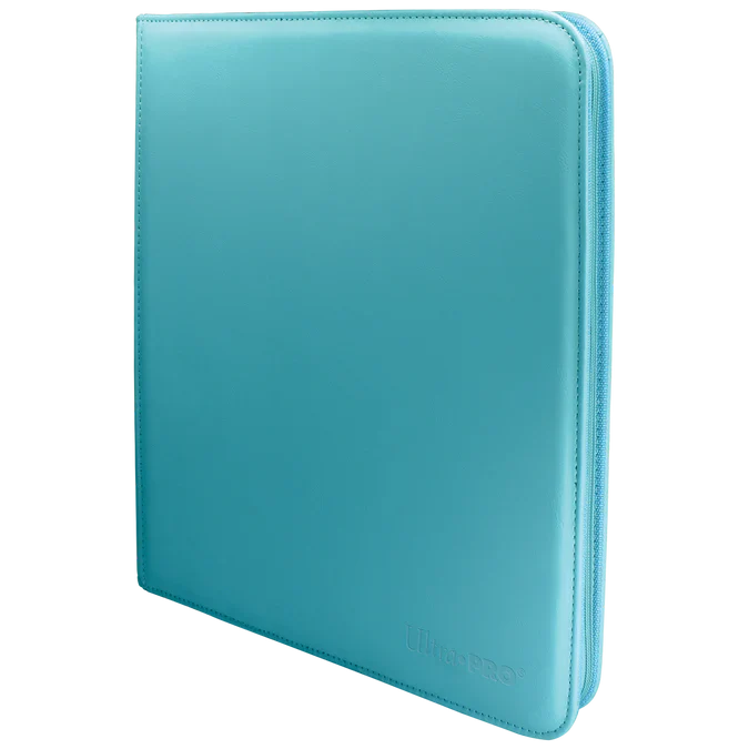 Vivid 12-Pocket Zippered PRO-Binder (Light Blue)
