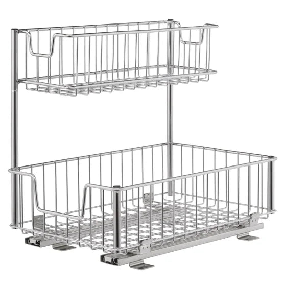 TRINITY Wire Undersink Organizer with Slide,