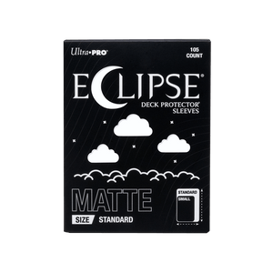 ECLIPSE® Matte Standard DECK PROTECTOR® Sleeves: Arctic White - 105ct
