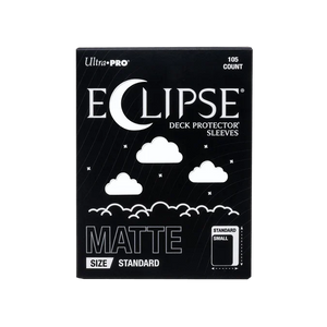 ECLIPSE® Matte Standard DECK PROTECTOR® Sleeves: Arctic White - 105ct