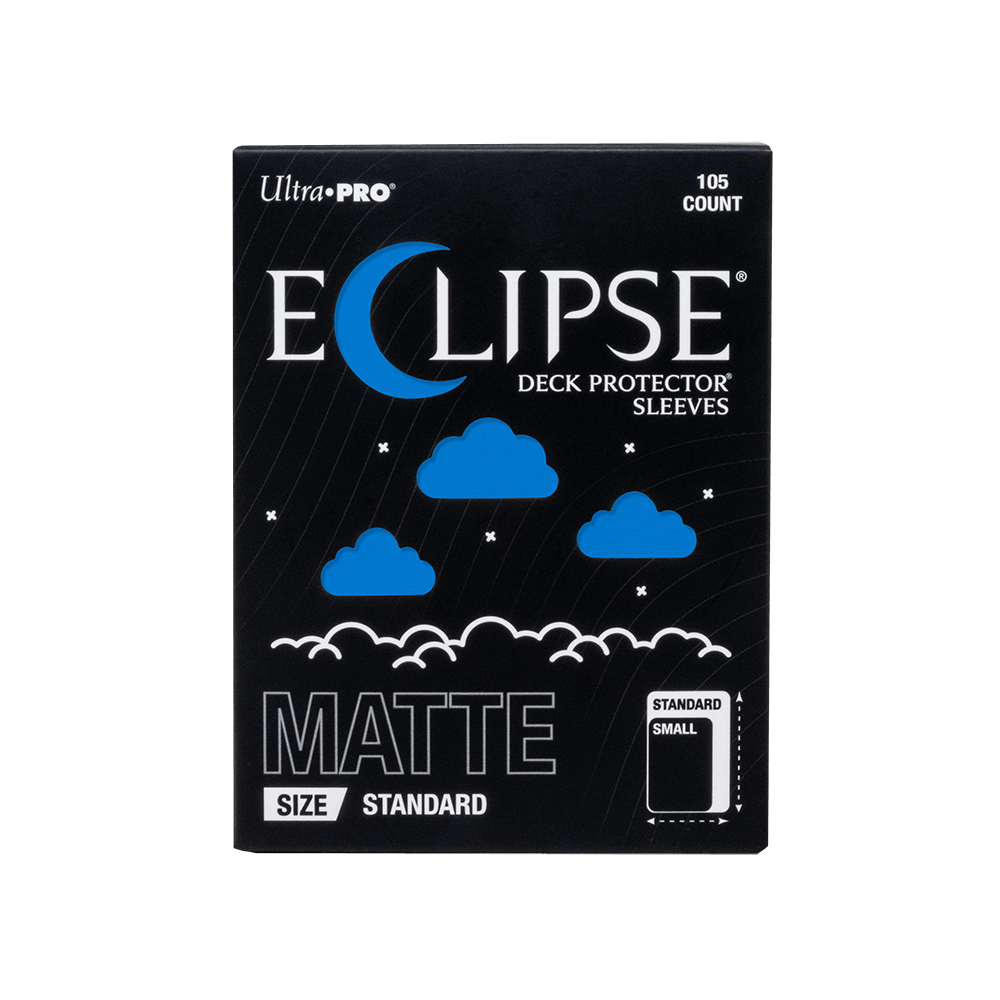 ECLIPSE® Matte Standard DECK PROTECTOR® Sleeves: Pacific Blue - 105ct