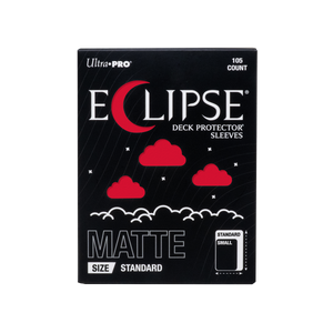 ECLIPSE® Matte Standard DECK PROTECTOR® Sleeves: Apple Red - 105ct