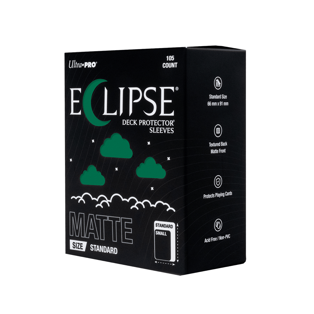 ECLIPSE® Matte Standard DECK PROTECTOR® Sleeves: Forest Green - 105ct