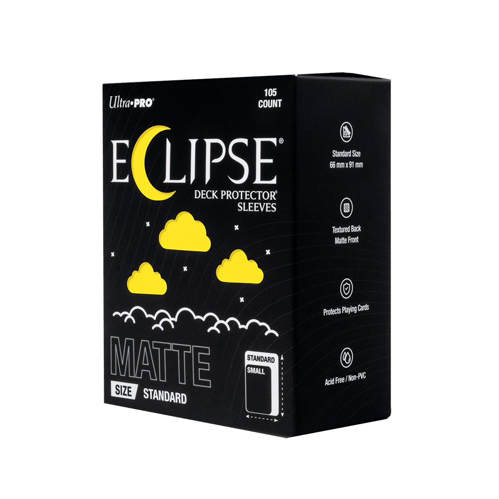 ECLIPSE® Matte Standard DECK PROTECTOR® Sleeves: Lemon Yellow - 105ct