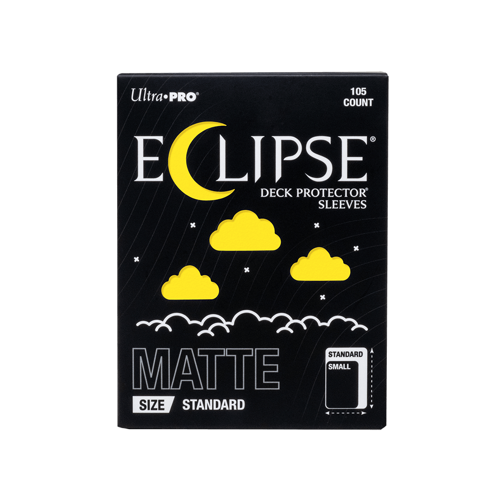 ECLIPSE® Matte Standard DECK PROTECTOR® Sleeves: Lemon Yellow - 105ct