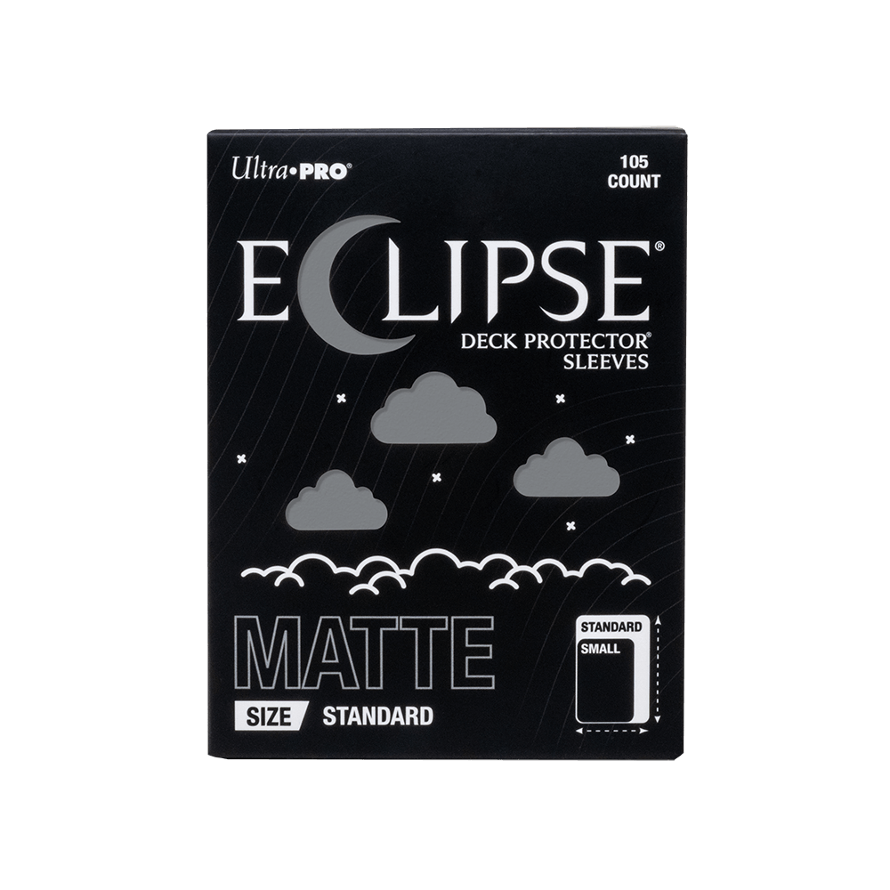 ECLIPSE® Matte Standard DECK PROTECTOR® Sleeves: Smoke Grey - 105ct