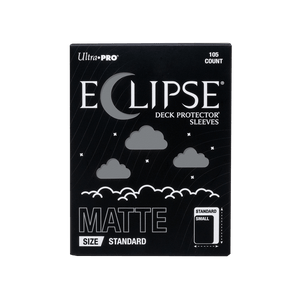 ECLIPSE® Matte Standard DECK PROTECTOR® Sleeves: Smoke Grey - 105ct