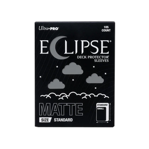 ECLIPSE® Matte Standard DECK PROTECTOR® Sleeves: Smoke Grey - 105ct