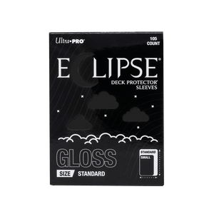 ECLIPSE® Gloss Standard DECK PROTECTOR® Sleeves: Jet Black - 105ct
