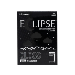 ECLIPSE® Gloss Standard DECK PROTECTOR® Sleeves: Jet Black - 105ct