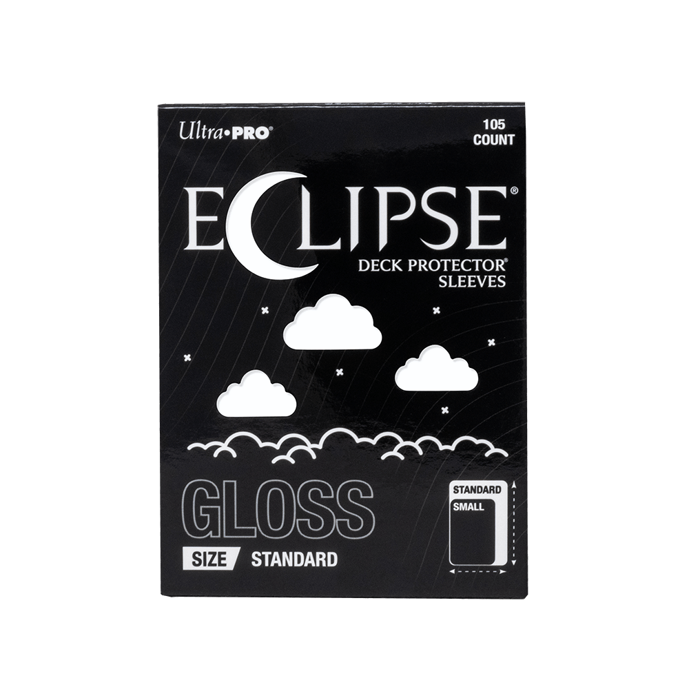 ECLIPSE® Gloss Standard DECK PROTECTOR® Sleeves: Arctic White - 105ct