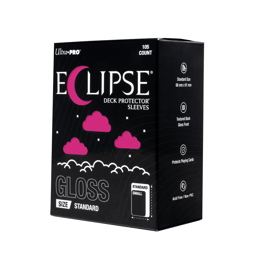ECLIPSE® Gloss Standard DECK PROTECTOR® Sleeves: Hot Pink - 105ct
