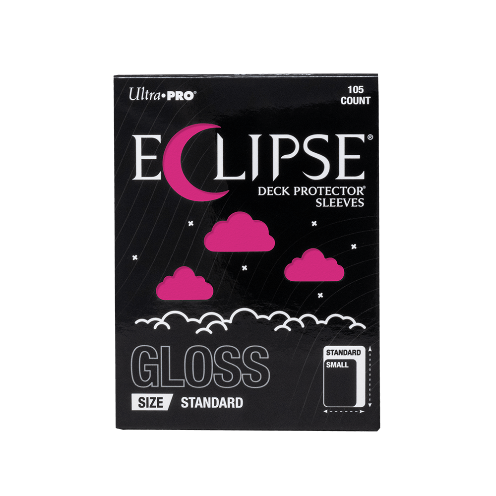 ECLIPSE® Gloss Standard DECK PROTECTOR® Sleeves: Hot Pink - 105ct