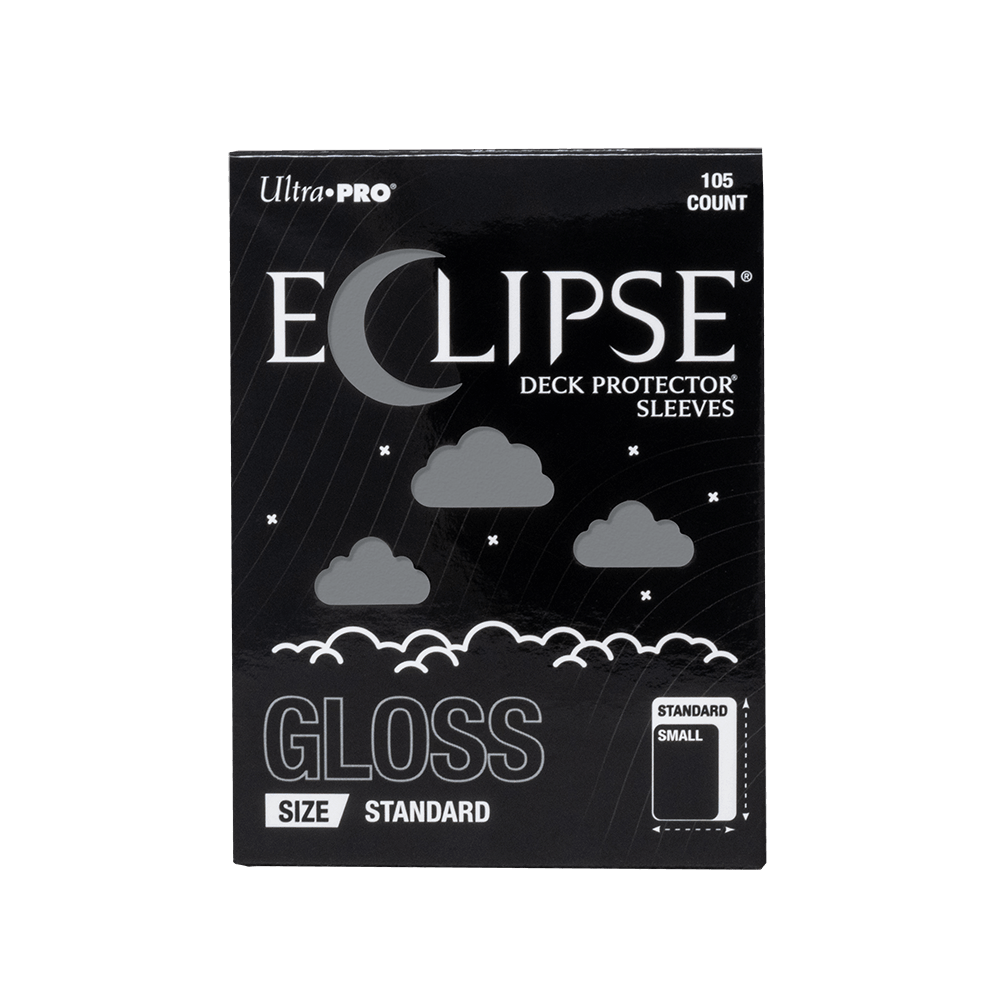 ECLIPSE® Gloss Standard DECK PROTECTOR® Sleeves: Smoke Grey - 105ct