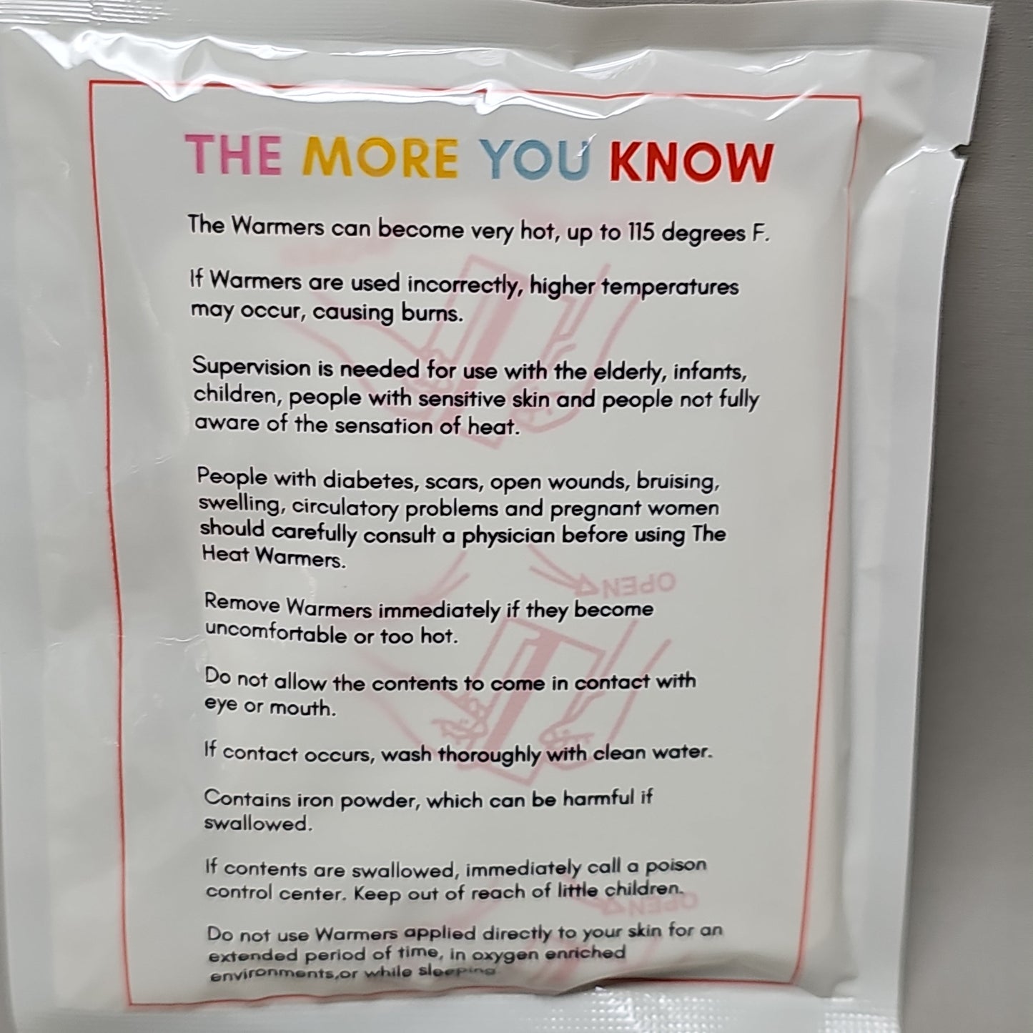 THE GIRLS COMPANY Hot Stuff Warmer Refills Pack 30 Refills (New)