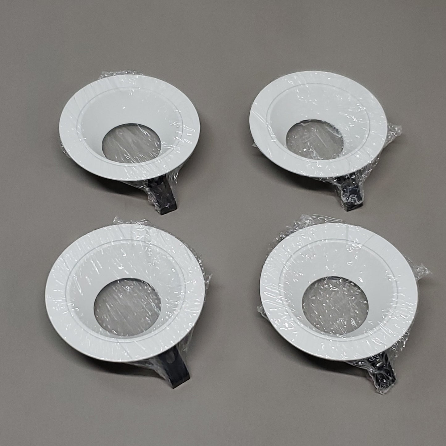 CRESTRON 4 PK of LED Light Trim 5" White LFX-DL-TRIM (New)