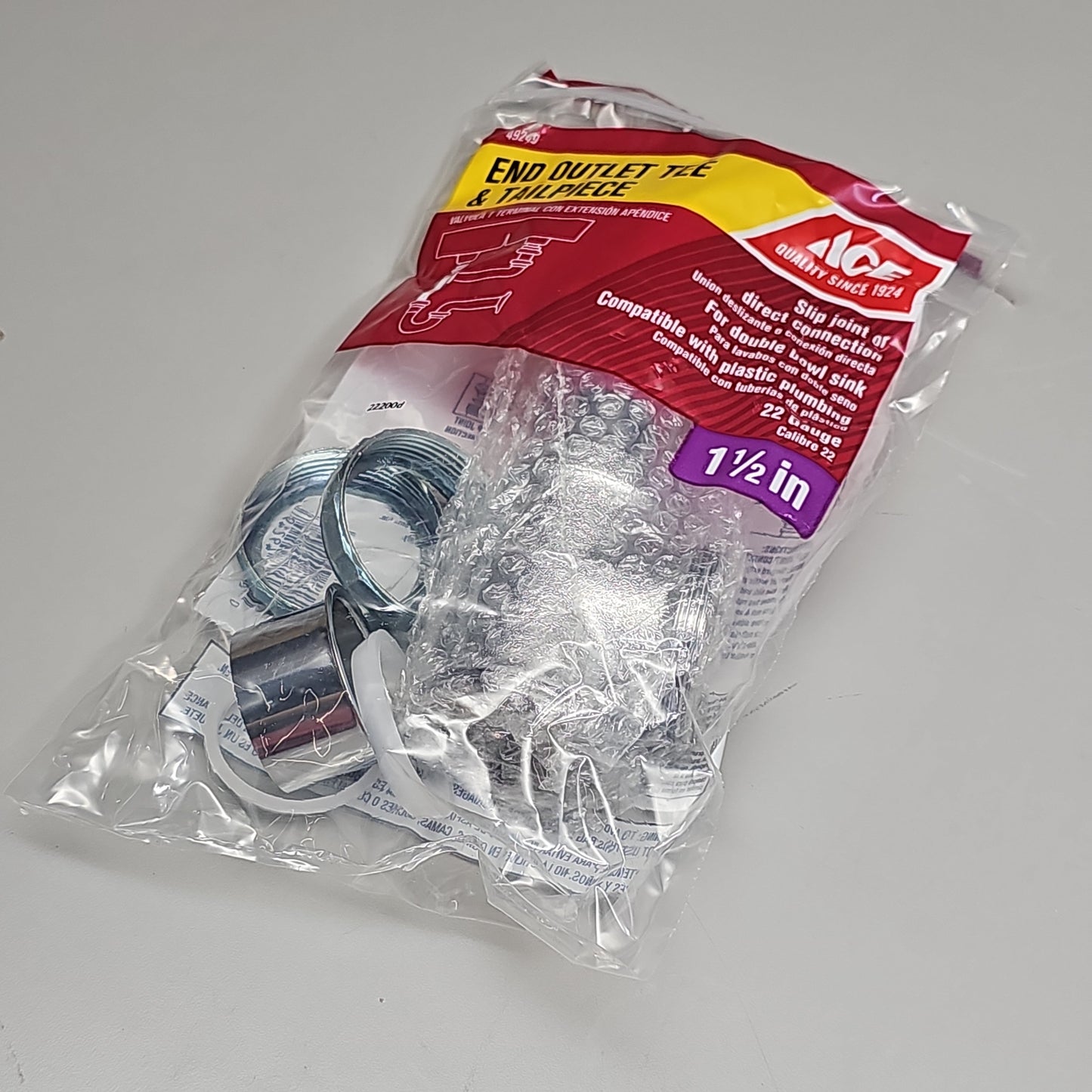 ACE End Outlet Tee & Tailpiece 1.5" AH20217 49249 (New)