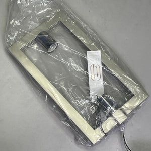 TROY LIGHTING Enigma Pendant Light 14.25" x 7.75" Silver Leaf/Stainless Steel F7103-SL/SS