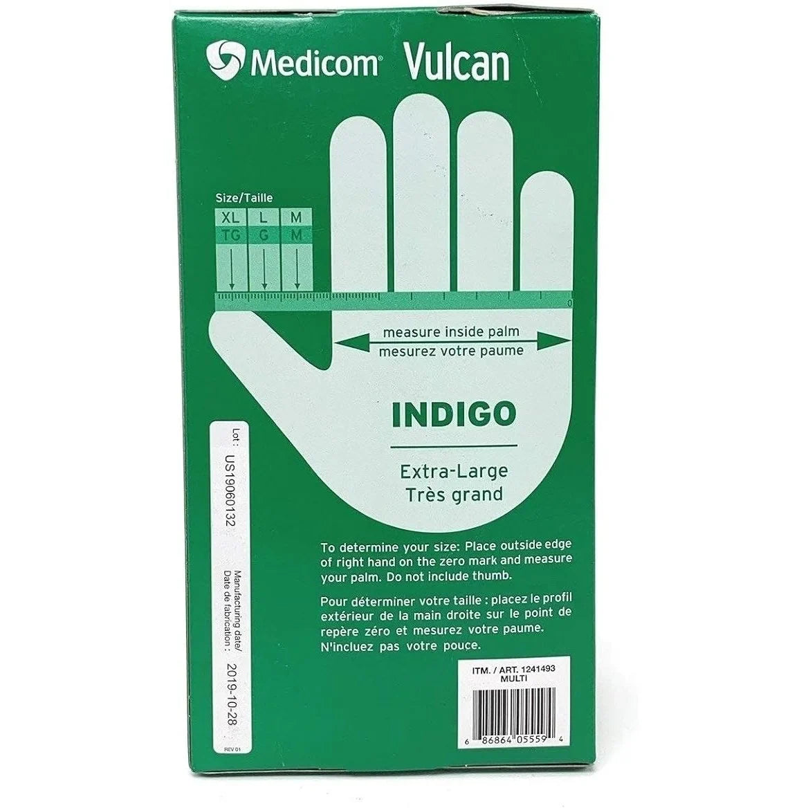 Vulcan Nitrile Gloves XLG